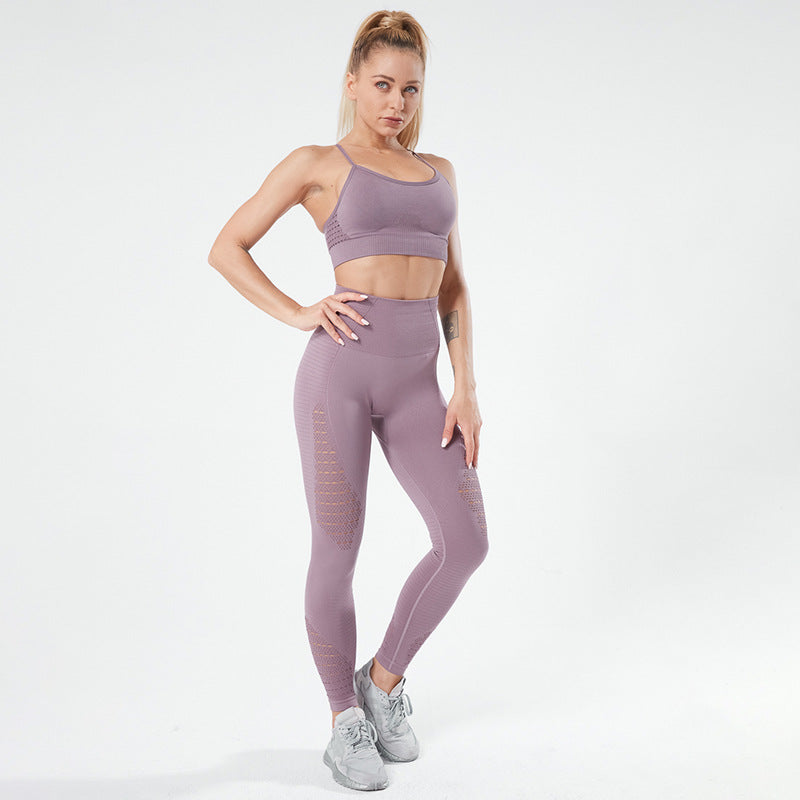 Fitness Vest Beauty Back Bra High Waist Yoga Pants